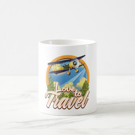 旅が好き コーヒーマグカップ (中央)