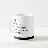 旅が始まるコーヒー/ティーマグカップ コーヒーマグカップ (正面左)