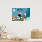 旅が長くなるほど、さらに先へ進めるよ ポスター (キッチン)