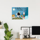 旅が長くなるほど、さらに先へ進めるよ ポスター (ホームオフィス)