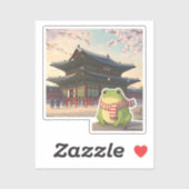 旅するカエルZochiが宮廷を旅する シール (シート)