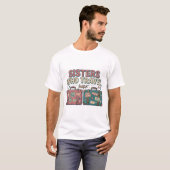 旅する姉妹Tシャツ - 姉妹旅行 Tシャツ (正面フル)