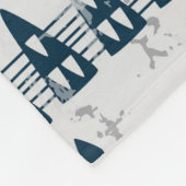 旅と冒険のテーマ フリースブランケット (角)