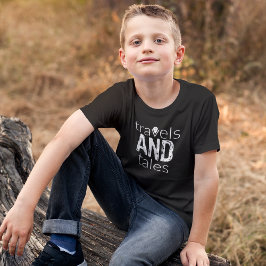 旅と物語[ホワイトロゴ]キッズTシャツ Tシャツ