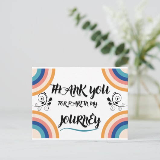 旅に出ていただき有難う ポストカード (スタンド正面)