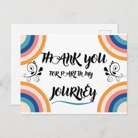 旅に出ていただき有難う ポストカード (正面/裏面)