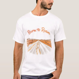 旅に出るために生まれてきた 🛣️ | ヴィンテージ ロードトリップ Tシャツ