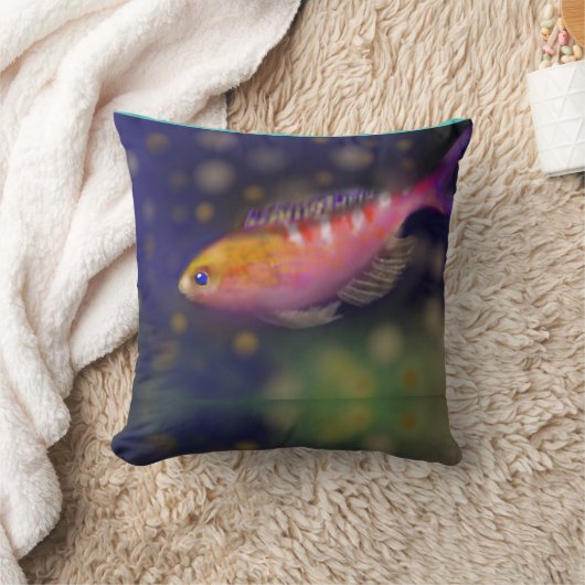 旅に出る魚 クッション (ブランケット)