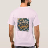 旅に出る Tシャツ (裏面)