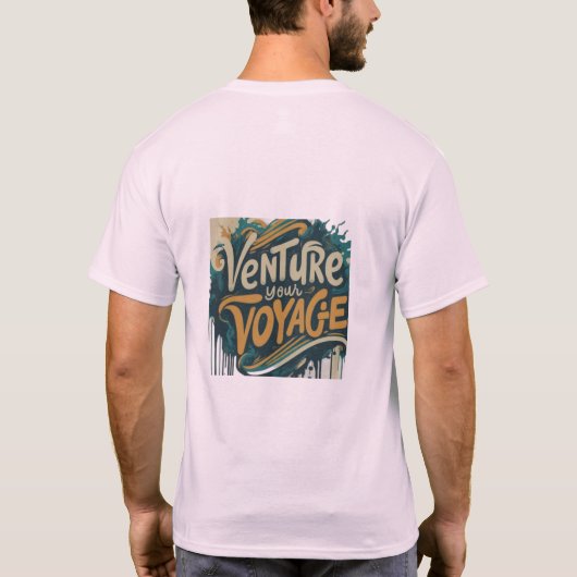 旅に出る Tシャツ (裏面)