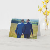 旅に出るLGBT カード (黄色い花)