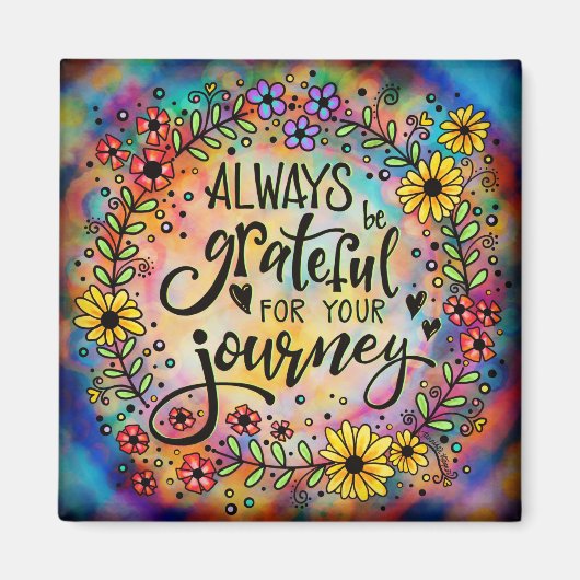 旅に感謝 マグネット (正面)