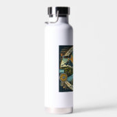 「旅のために生きる」アドベンチャーウォーターボトル ウォーターボトル (右面)