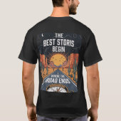 旅のためのTシャツ Tシャツ (裏面)