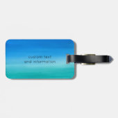 旅のはじまりを告げる ラゲージタグ 青 (裏面横)