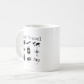 旅のアイコン コーヒーマグカップ (正面左)