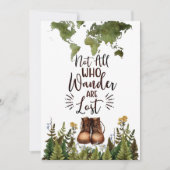 旅のアート すべての放浪者が迷子になるわけではない シーズンカード (正面)