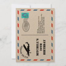 旅のインスピレーションを込めた招待状