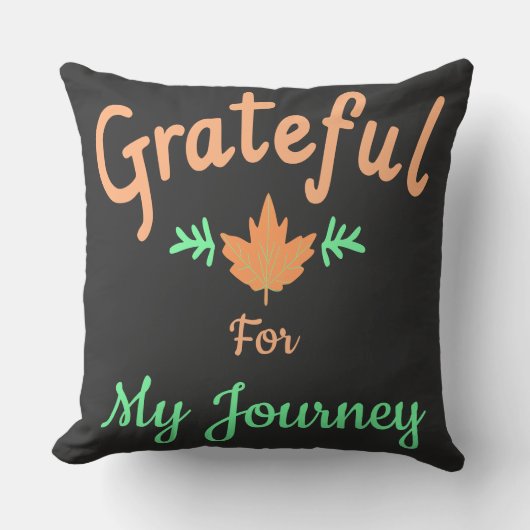 旅のカスタマイズに感謝 クッション (正面)