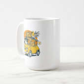 旅のスリルを猫パルで解放 コーヒーマグカップ (正面左)