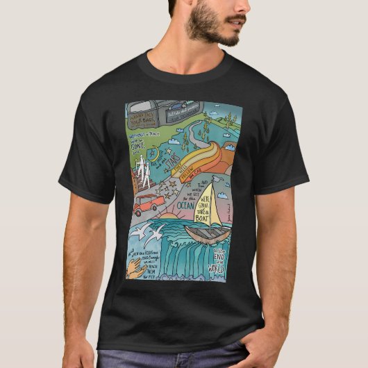 旅のバイブ Tシャツ (正面)