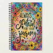 旅のフローラに感謝感動的 プランナー手帳 (正面)