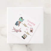 旅のブライダルシャワー恋しく思旅行からミセス フェイバータグ (インサイチュ)