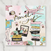 旅のブライダルシャワー恋しく思旅行からミセス フェイバータグ (裏面)