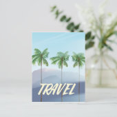 旅のヤシの木 ポストカード (スタンド正面)