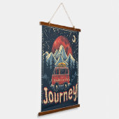 旅のヴィンテージを受け入れ素朴る 吊り下げ型タペストリー (傾斜あり)