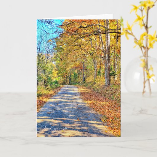 旅の先へ カード (黄色い花)