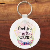 旅の喜びを見いだす キーホルダー (正面)