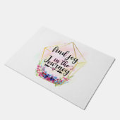 旅の喜びを見いだす ドアマット (アングル)