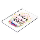 旅の喜びを見いだす ノートブック (左側)