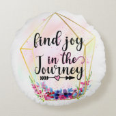 旅の喜びを見いだす ラウンドクッション (裏面)