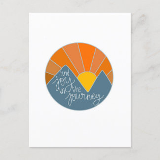 旅の喜びを見つける ポストカード