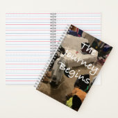 旅の始まりのジャーナル ノートブック (内側)