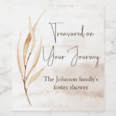 「旅の宝物」、フォスター気にシャワー ワインラベル (シングルラベル)