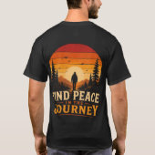 旅の平穏を見つける Tシャツ (裏面)