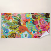 旅の愛 ビーチタオル (正面)