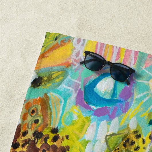 旅の愛 ビーチタオル (インサイチュ)