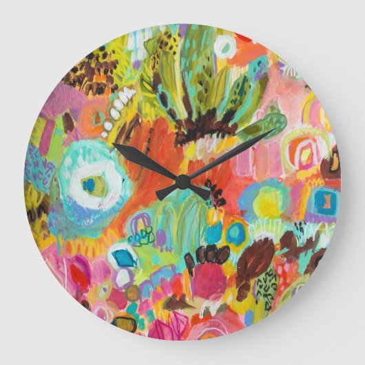 旅の愛 ラージ壁時計 (正面)