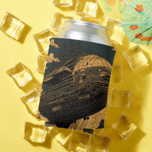 旅の時間：スティームパンク飛行船 缶クーラー (インサイチュ 夏)