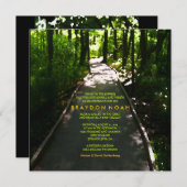 旅の水彩画 バー ミッツヴァ 招待状 (正面/裏面)