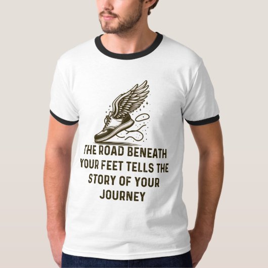 旅の物語：あなたの足元の道 Tシャツ (正面)