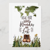 旅の芸術は歩き回るすべてではない失った セーブザデート (正面/裏面)