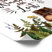 旅の芸術は歩き回るすべてではない失った ポスター (角)