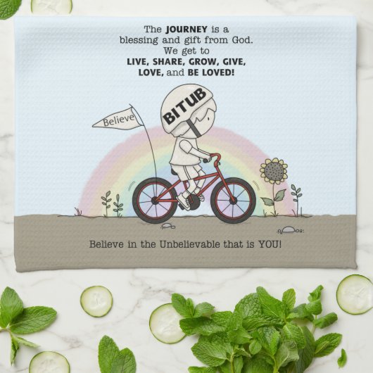 旅はギフト キッチンタオル (折り畳み)