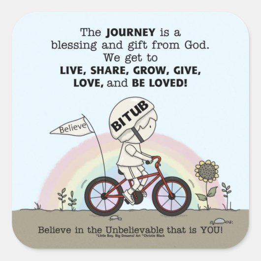 旅はギフト スクエアシール (正面)