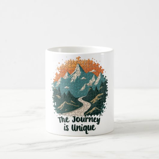 旅はユニーク コーヒーマグカップ (中央)